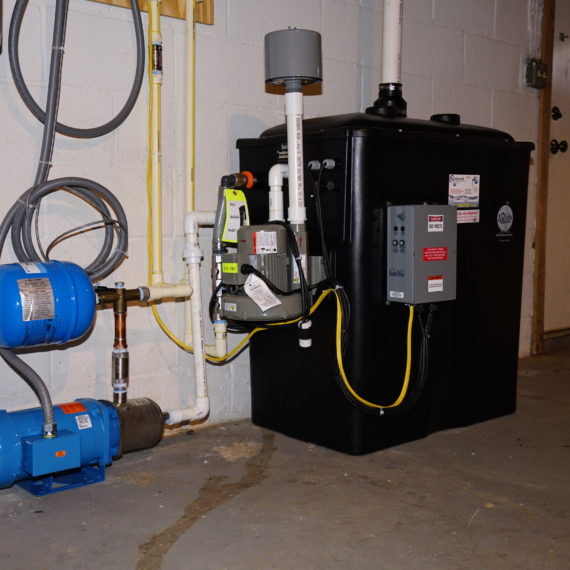 A Radon Reduction System With A Pressure Booster