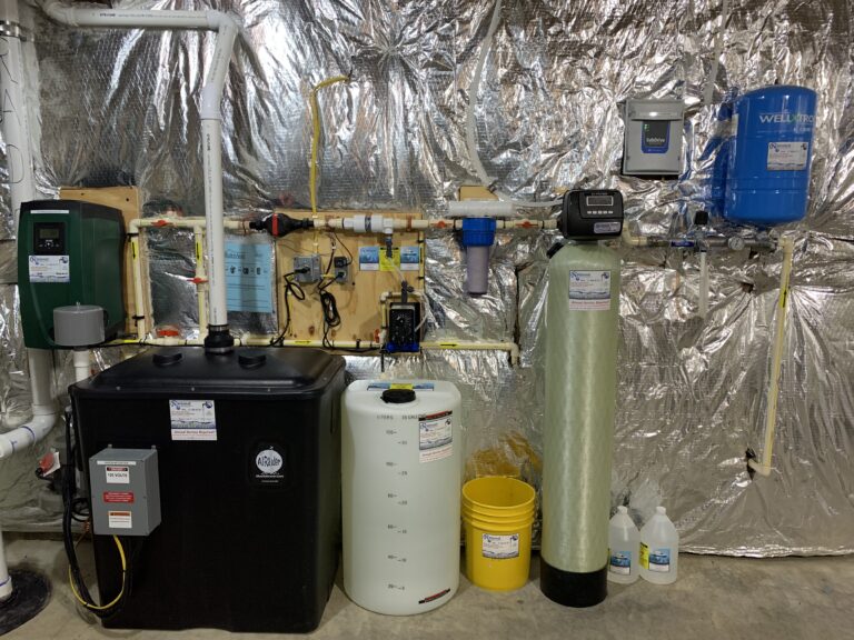 Sump Pump, A Radon Remediation And Pressure Booster, Solution Feeder, Sediment Filter, Kx Pro And A Constant Pressure System